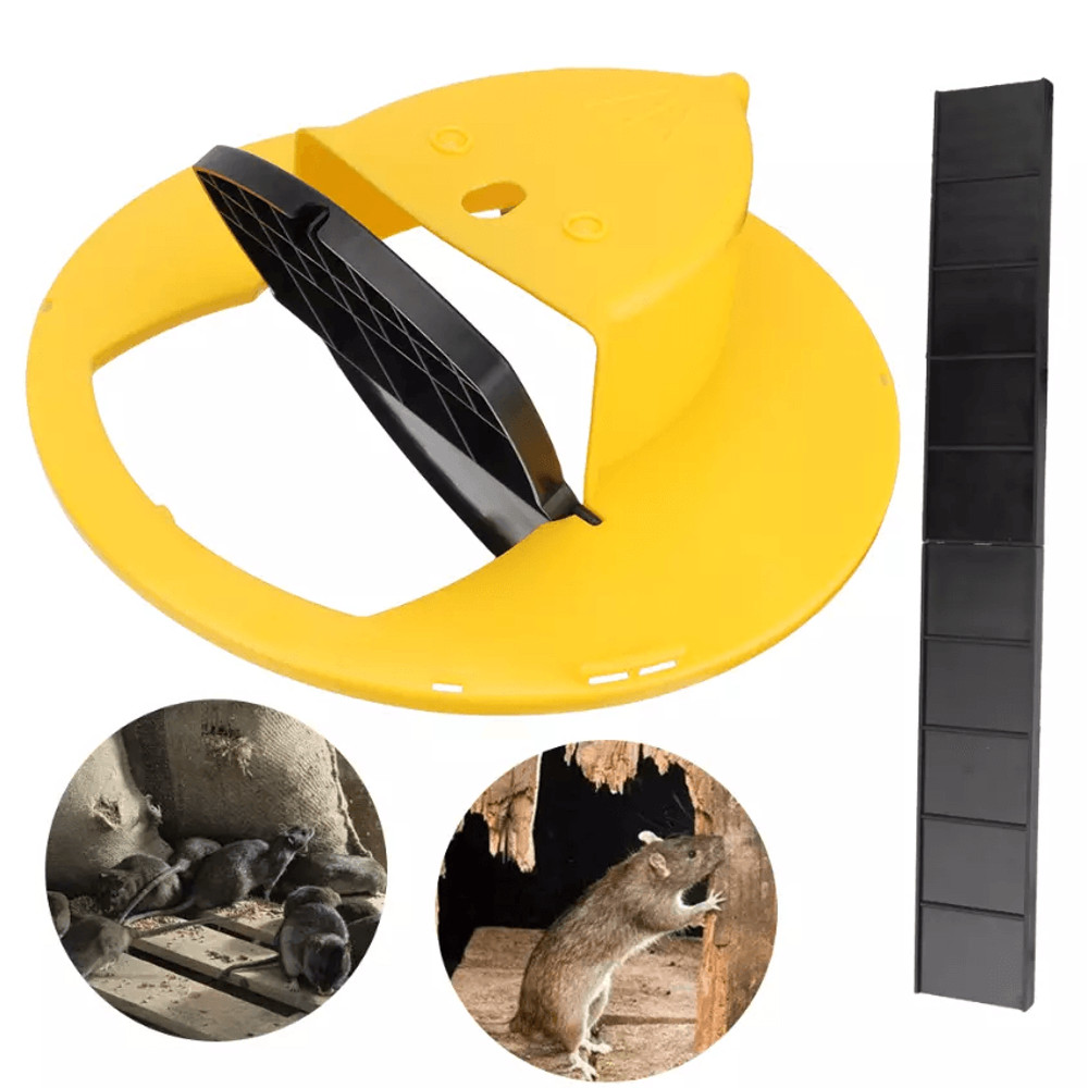 Mouse Rat Trap Flip Slide Bucket Lid Reusable Humane Mousetrap For Indoor Outdoor Rodent Control 5