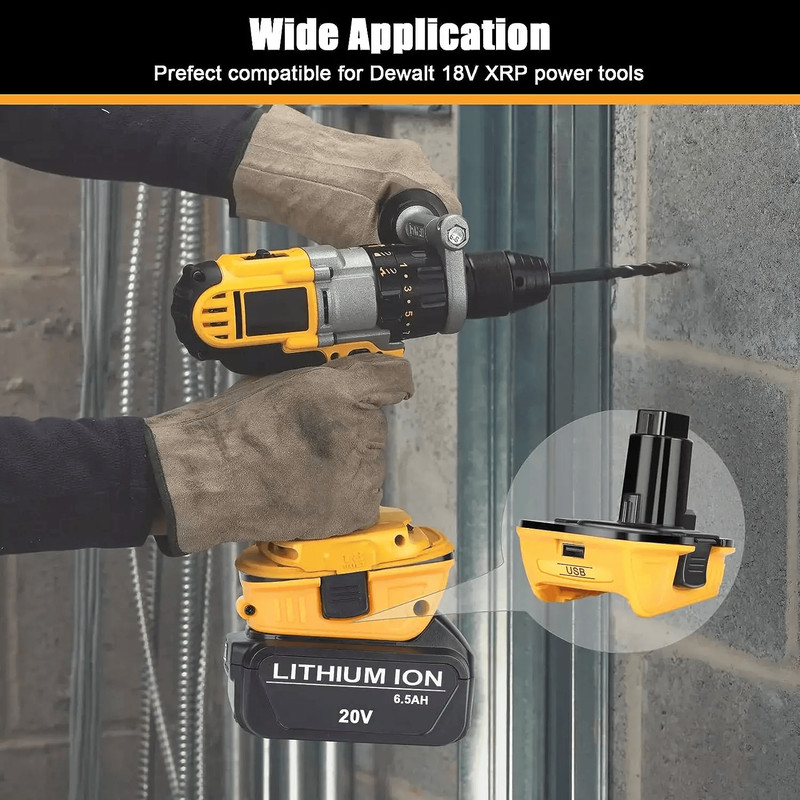 18V To 20V MAX DCA1820 Adapter Converter Compatible With DEWALT 20V Liion Battery For NiCad NiMH Po 1