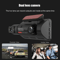1080P Dual Lens Car DVR Dash Cam Video Recorder With GSensor Front And Inside Camera Night Vision P 4