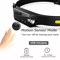 COB LED Headlamp USB Rechargeable Headlight Bright WideAngle Work Light Bar With Sensor Adjustable 6