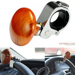 universal steering wheel spinner knob handle heavy duty power assist for car, truck, tractor, boat ergonomic design,