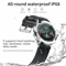 Waterproof Bluetooth Smart Watch With Heart Rate Sleep Monitor Compatible With IOS Android 1