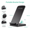 15W Qi Wireless Fast Charger Stand Dock For Samsung Galaxy S22S21S20 IPhone 131211X8 Universal Cha 9