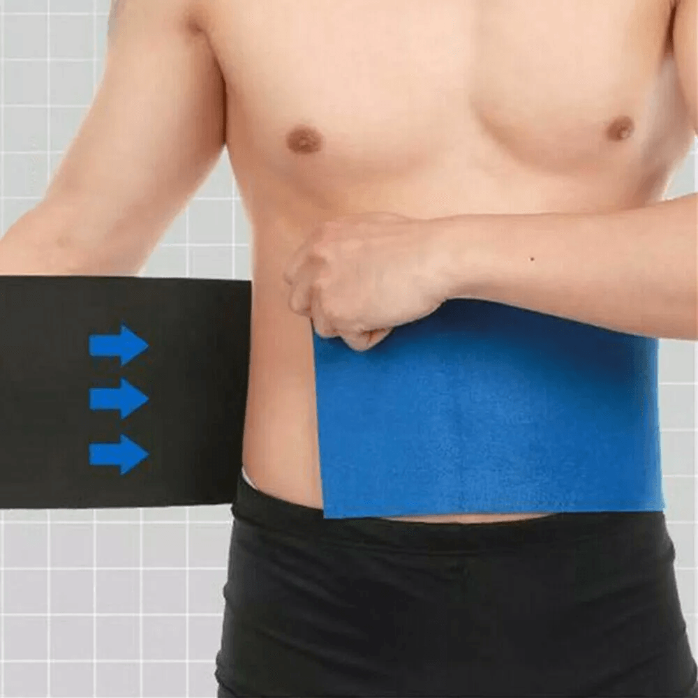 Waist Trimmer Belt Sweat Band For Stomach Fat Burner  Neoprene Slimming Wrap Ab Belt For Weight Los 2
