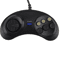Old School Classic New Button Game Pad Controller For SEGA Genesis Black Button Replacement Control 2