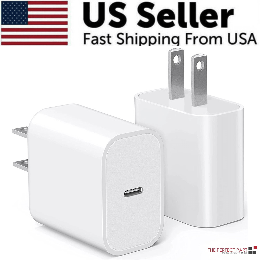 Super Fast Charger Type C For IPhone USBC 20W PD Wall Adapter With Cable Fast Char 8