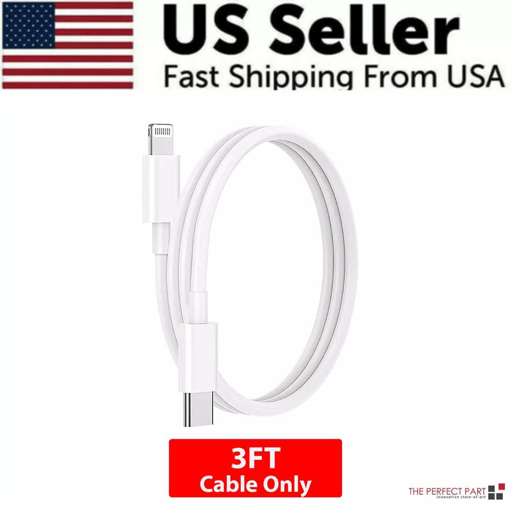 Super Fast Charger Type C For IPhone USBC 20W PD Wall Adapter With Cable Fast Char 9