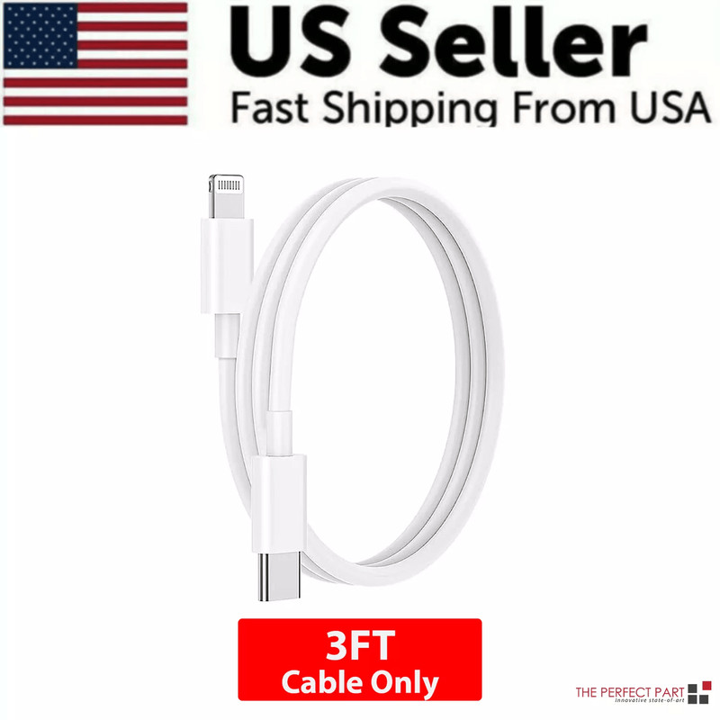 Super Fast Charger Type C For IPhone USBC 20W PD Wall Adapter With Cable Fast Char 9