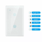 Gang WiFi Smart Wall Touch Light Switch Glass Panel Compatible With Alexa Google Assistant Remote C 10