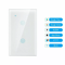 Gang WiFi Smart Wall Touch Light Switch Glass Panel Compatible With Alexa Google Assistant Remote C 10