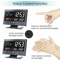 LED Digital Alarm Clock With Snooze Thermometer Hygrometer Calendar Weather Display Voice Control B 7