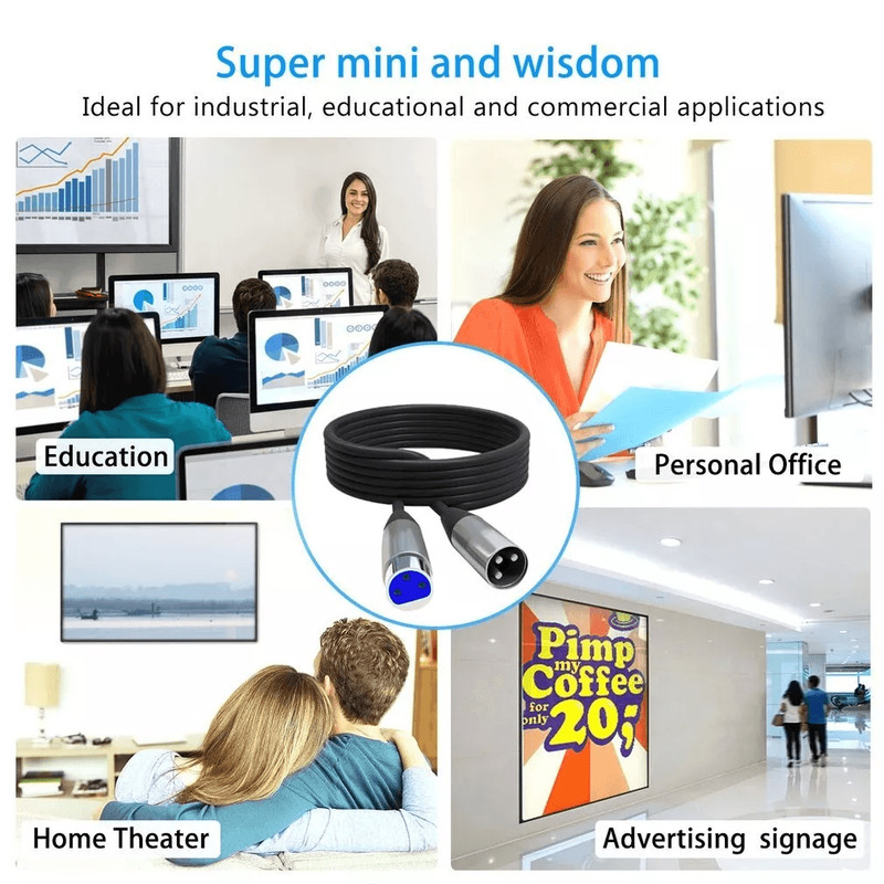 XLR Microphone MIC 3Pin Male To Female Cable Cord Shielded Balanced Audio Extension Cable For Mixer 3