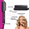 2in1 Hair Straightener Brush Curler Electric Hot Comb With Adjustable Heat Settings For FrizzFree 6