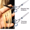 Professional Hair Cutting Thinning Scissors Set Premium Stainless Steel Hairdressing Salon Kit For 3