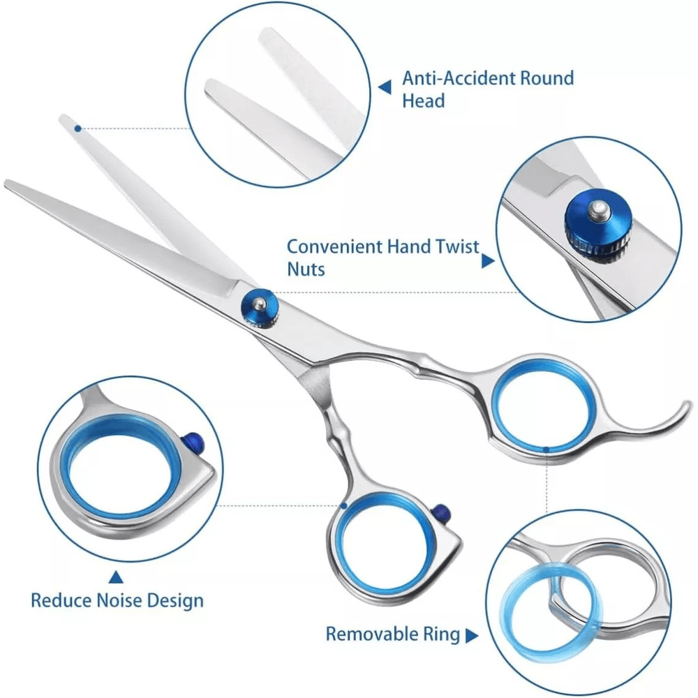 Professional Hair Cutting Thinning Scissors Set Premium Stainless Steel Hairdressing Salon Kit For  14