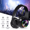 Super Bass Wireless Bluetooth Headphones Foldable Stereo Over Ear Earphones With Mic LED Light For 0