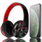 Super Bass Wireless Bluetooth Headphones Foldable Stereo Over Ear Earphones With Mic LED Light For  2