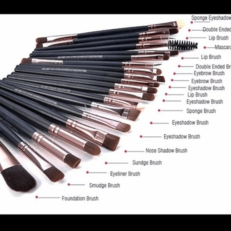 20pcs Makeup Brushes Kit Set For Powder Foundation Eyeshadow Eyeliner Lip Professional Cosmetic Br 8