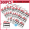 300 Oil Change Service Reminder Stickers Clear Window Lite Pack Waterproof Writable Labels For Auto 0