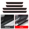 4pcs Rubber Car Door Sill Scuff Covers Black Door Panel Guards Protector Trim Anti Scratch Exterior 3