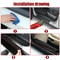 4pcs Rubber Car Door Sill Scuff Covers Black Door Panel Guards Protector Trim Anti Scratch Exterior 7