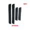 4pcs Rubber Car Door Sill Scuff Covers Black Door Panel Guards Protector Trim Anti Scratch Exterior 8