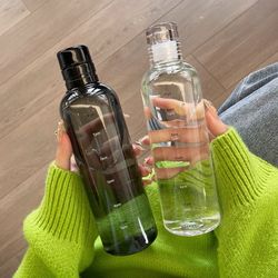 newest sport water bottle with time scale, portable, leak-proof & anti-drop outdoor water container