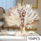 105pcs Natural Dried Flowers Pampas Floral Bouquet Boho Country Home Decoration Rabbit Tail Grass R 9
