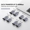 Micro to Mini USB Female Converters USB C Adapter for iPhone 1413 Xiaomi Samsung Lightning Male