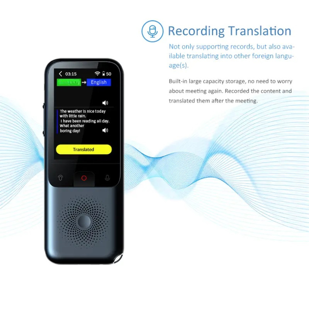 Smart Translator Device AIPowered Voice Image Language Translator For 138 Languages 4