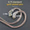Original KZ Headphone Cord 8 Strands Gold Silver Copper Cube Mixed Upgrade Cable Headset Wire CRAZ