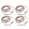 Original KZ Headphone Cord 8 Strands Gold Silver Copper Cube Mixed Upgrade Cable Headset Wire CRAZ