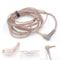 Original KZ Headphone Cord 8 Strands Gold Silver Copper Cube Mixed Upgrade Cable Headset Wire CRAZ