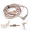 Original KZ Headphone Cord 8 Strands Gold Silver Copper Cube Mixed Upgrade Cable Headset Wire CRAZ