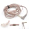 Original KZ Headphone Cord 8 Strands Gold Silver Copper Cube Mixed Upgrade Cable Headset Wire CRAZ