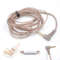 Original KZ Headphone Cord 8 Strands Gold Silver Copper Cube Mixed Upgrade Cable Headset Wire CRAZ