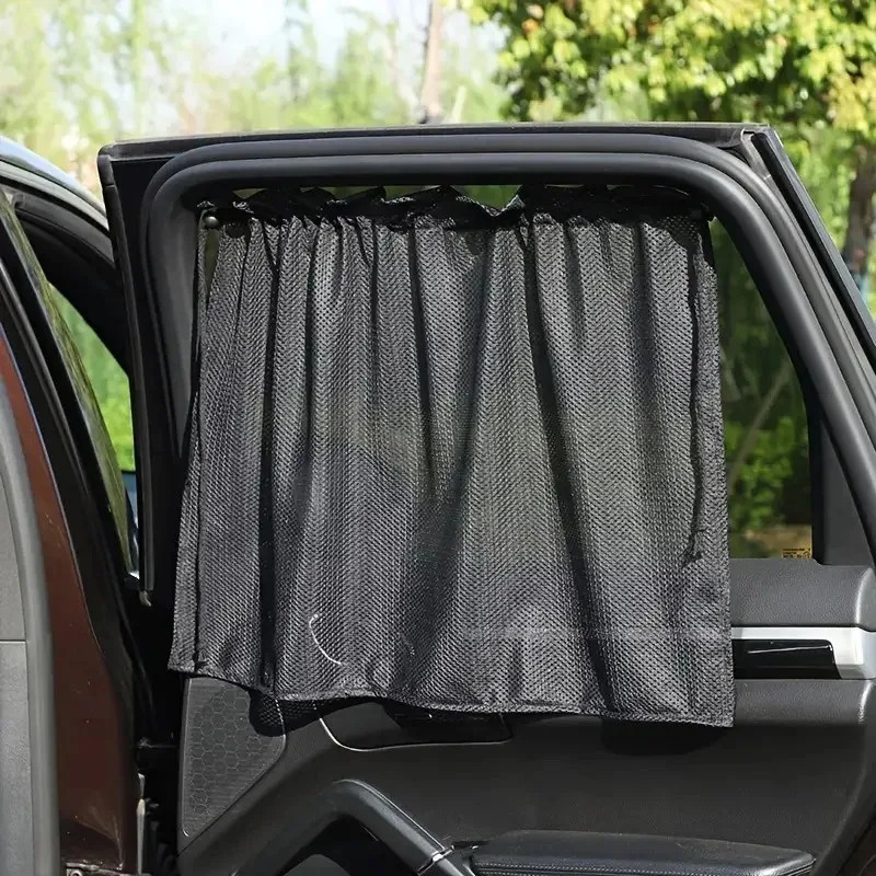 Car Sunshade Curtains Essential Summer Sunscreen for Windows to Keep Car Interior Cool Protected