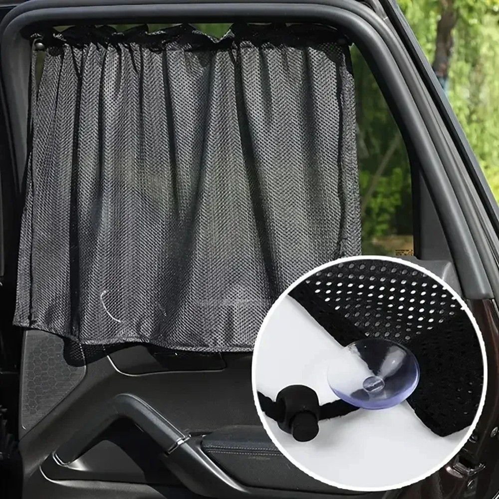 Car Sunshade Curtains Essential Summer Sunscreen for Windows to Keep Car Interior Cool Protected