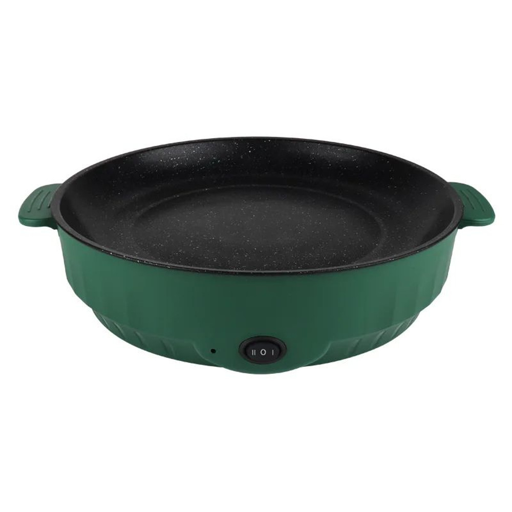 Electric MultiCooker Frying Pan NonStick Skillet Cooker For BBQ Steak Fish Household Electric Barbe 5