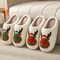 Christmas Deer Slippers Cozy Plush Home NonSlip Slippers For Men Women Fuzzy Winter Indoor Slides 0