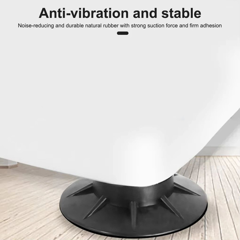 Anti Vibration Rubber Feet Pads Skid Stop Dampers Mat For Washing Machine Dryer NonSlip Shock Absor 3