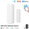 Tuya WiFi/Zigbee Window Door Sensor Smart Home Security Alarm System with Alexa & Google Home Voice Control