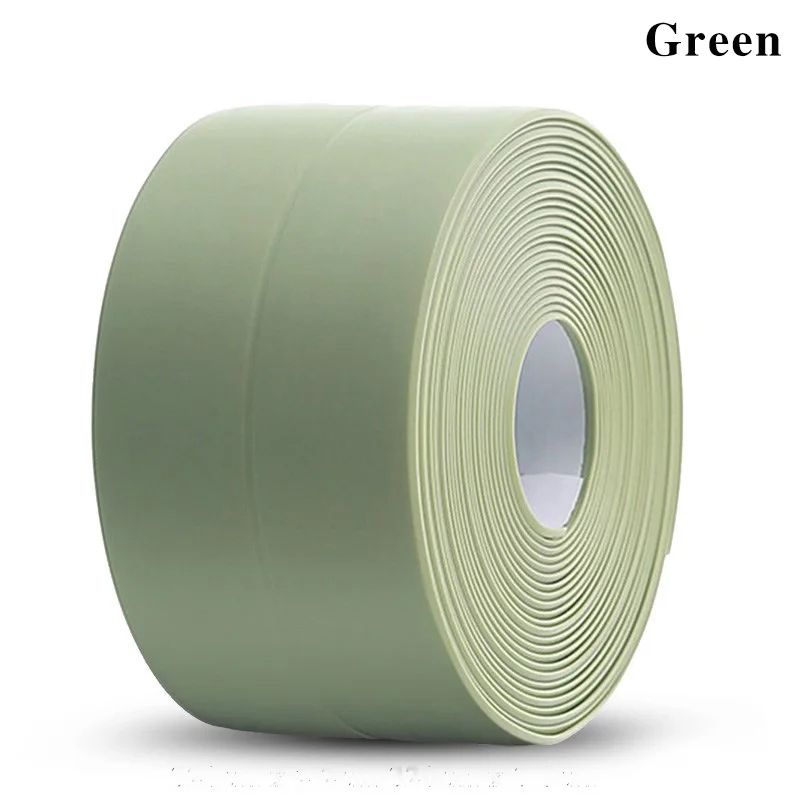 Waterproof PVC Shower Bath Sealing Tape Strips Self Adhesive Mold Proof Caulk Strip For Bathroom  K 9