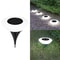 360 Solar Lights Outdoor Lamp IP65 Waterproof LED Floor Lights For Garden Yard Driveway Patio 8