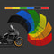 Motorcycle Wheel Tire Stickers Reflective Rim Tape Strips Universal Motorbike Car Auto Decals 0