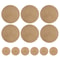 Set Of 6 Round Placemats And Coasters Braided Woven Table Mats Washable Heat Resistant For Dining K 11