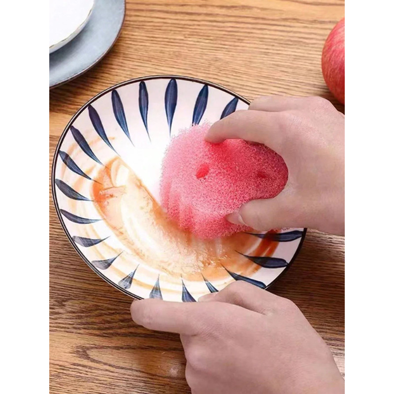 Dishwashing Sponge Cloth HeavyDuty Scouring Pad For Kitchen Bath StainResistant OdorFree Magic Cle