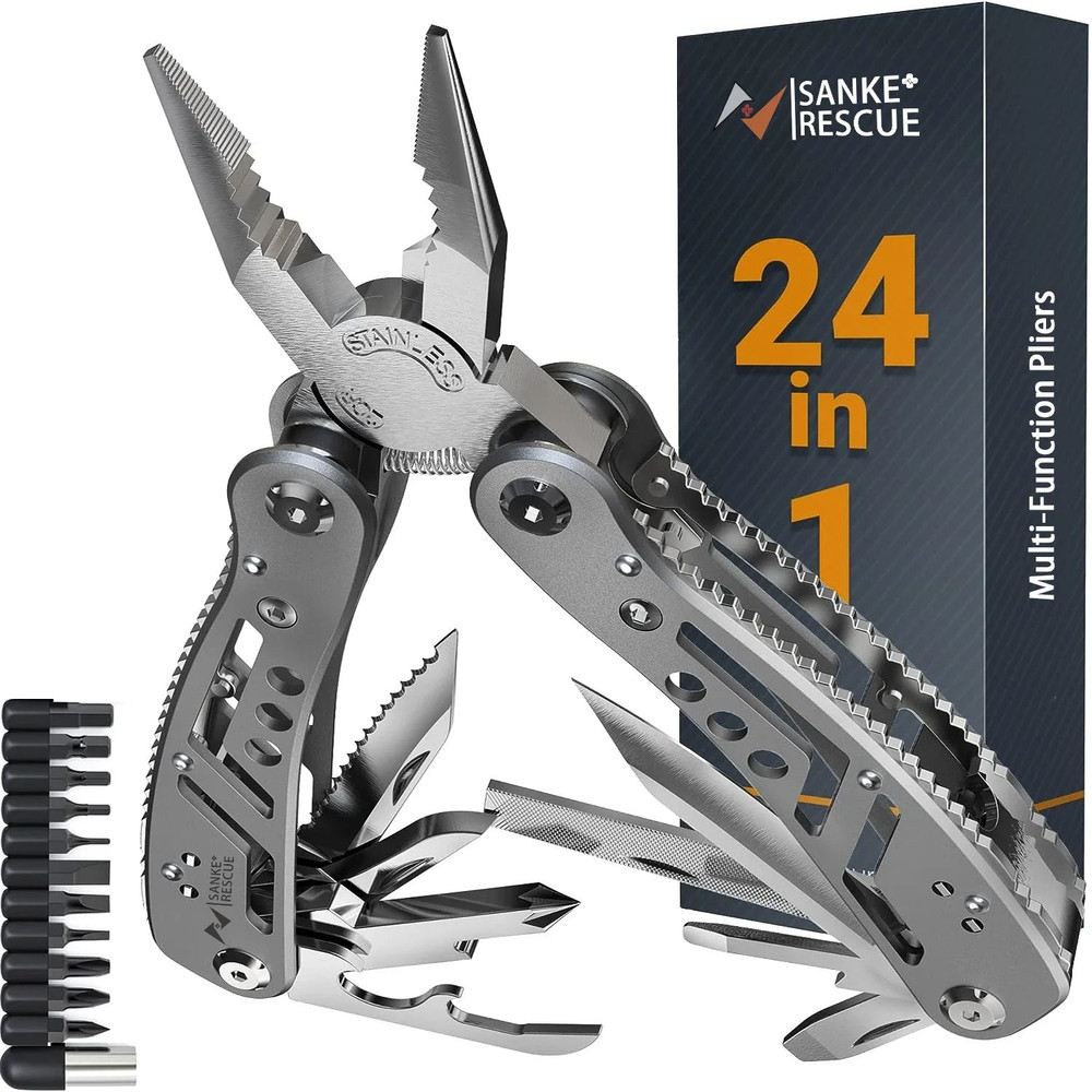 Multitool With Pliers Professional MultiTool For Survival Camping Hunting Gifts For Men Dad Husband 7