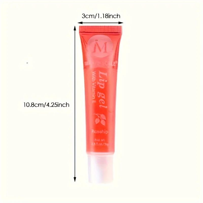Moisturizing Clear Lip Gloss With VE Rosehip  Argan Plumping Lip Oils In Peppermint Aloe  Coconut F 4