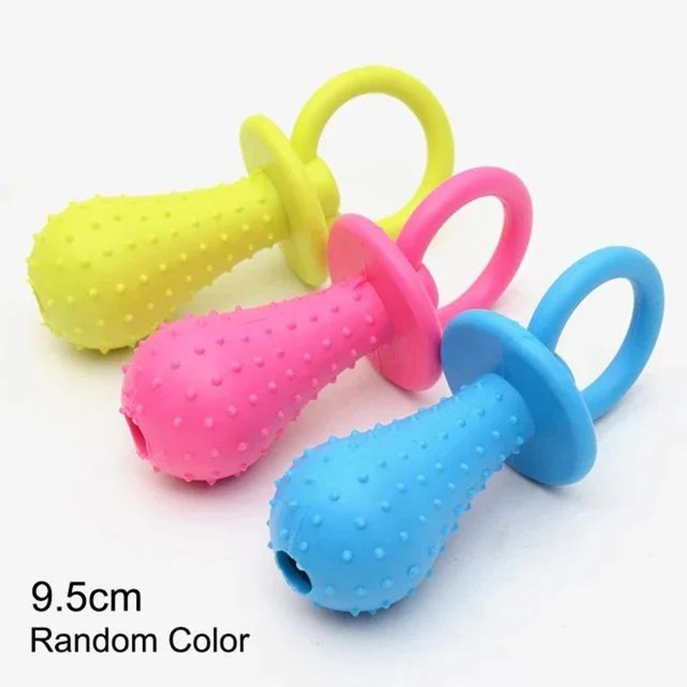 Durable Rubber Pet Toys For Small Dogs Resistance To Bite Teeth Cleaning  Chew Training Toy For Pup